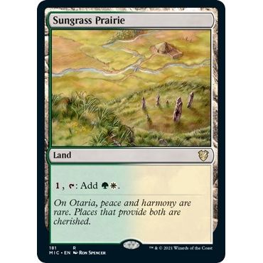 Image for Sungrass Prairie (181) (MIC) - Magic: The Gathering
