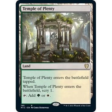 Image for Temple of Plenty (185) (MIC) - Magic: The Gathering