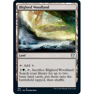 Image for Blighted Woodland (166) (MIC) - Magic: The Gathering