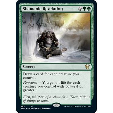 Image for Shamanic Revelation (143) (MIC) - Magic: The Gathering