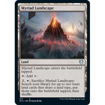 Image for Myriad Landscape (177) (MIC) - Magic: The Gathering