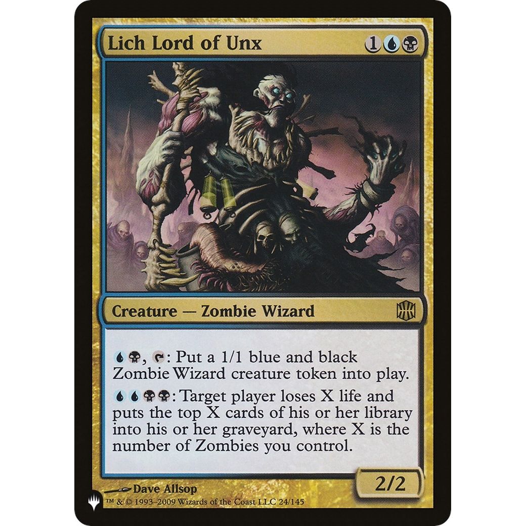 Image for Lich Lord of Unx (24/145) (LIST) - Magic: The Gathering