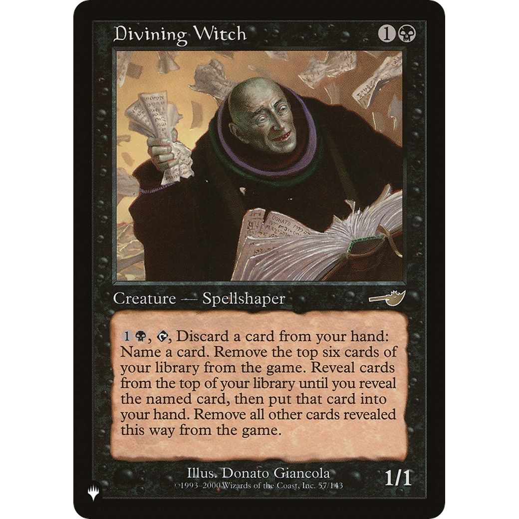 Image for Divining Witch (57/143) (LIST) - Magic: The Gathering