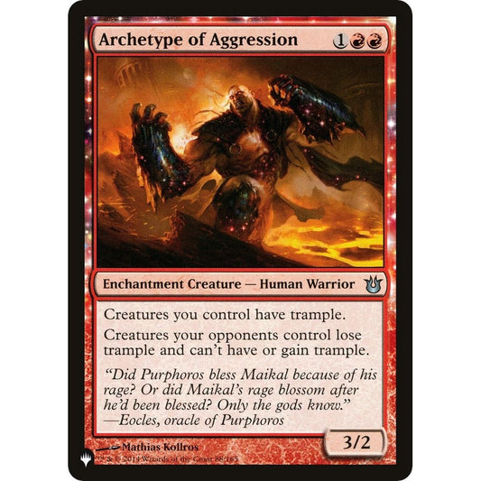 Image for Archetype of Aggression (88/165) (LIST) - Magic: The Gathering