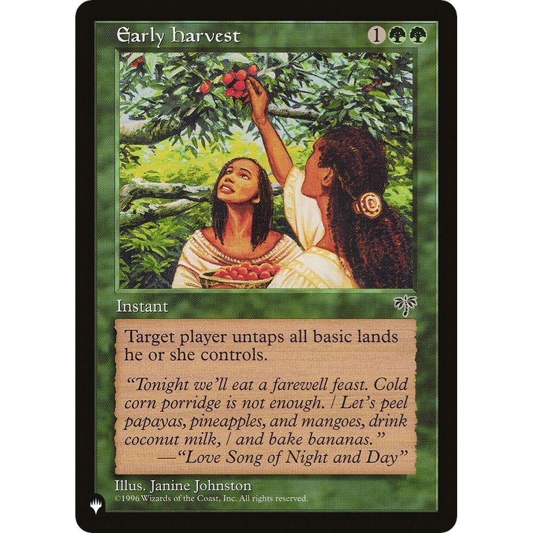 Image for Early Harvest (LIST) - Magic: The Gathering