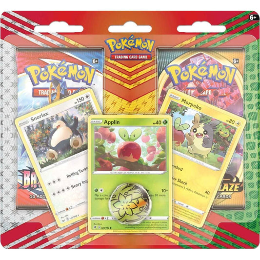 Image for 2 Pack Blister [Snorlax, Morpeko & Applin Cards] - Pokemon
