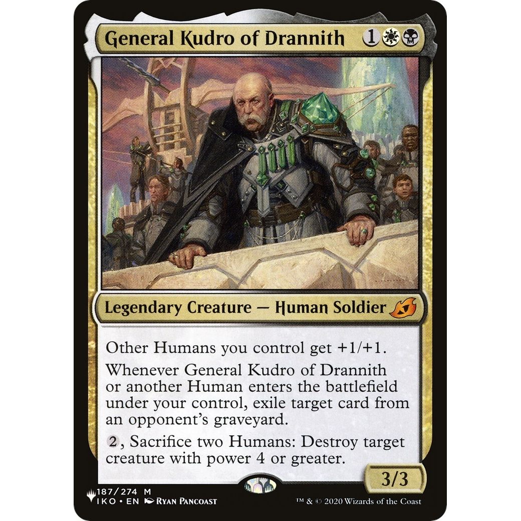 Image for General Kudro of Drannith (187/274) (LIST) - Magic: The Gathering