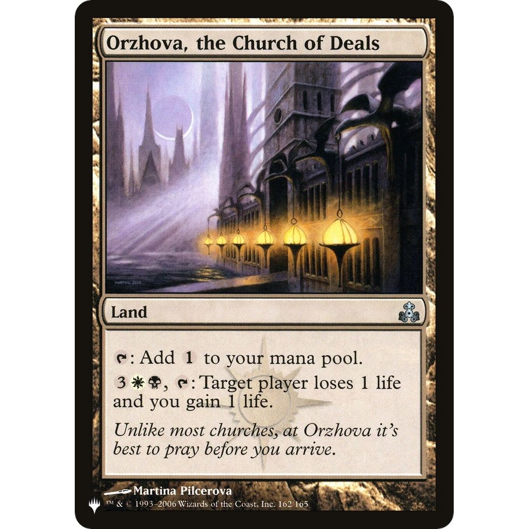 Image for Orzhova, the Church of Deals (162/165) (LIST) - Magic: The Gathering