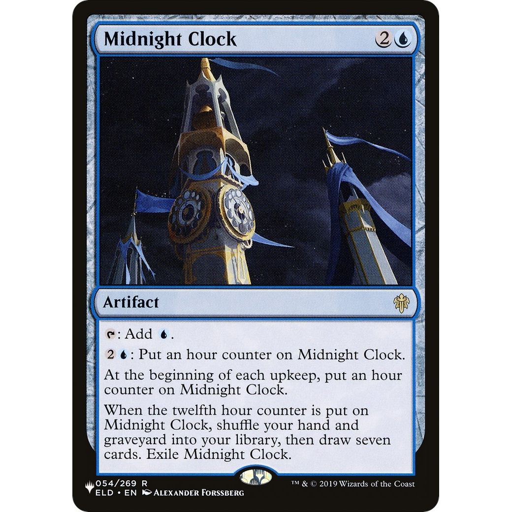 Image for Midnight Clock (054/269) (LIST) - Magic: The Gathering