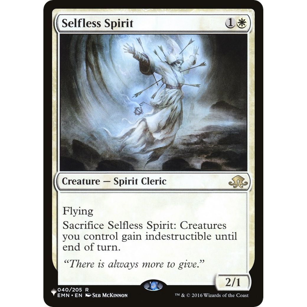 Image for Selfless Spirit (040/205) (LIST) - Magic: The Gathering