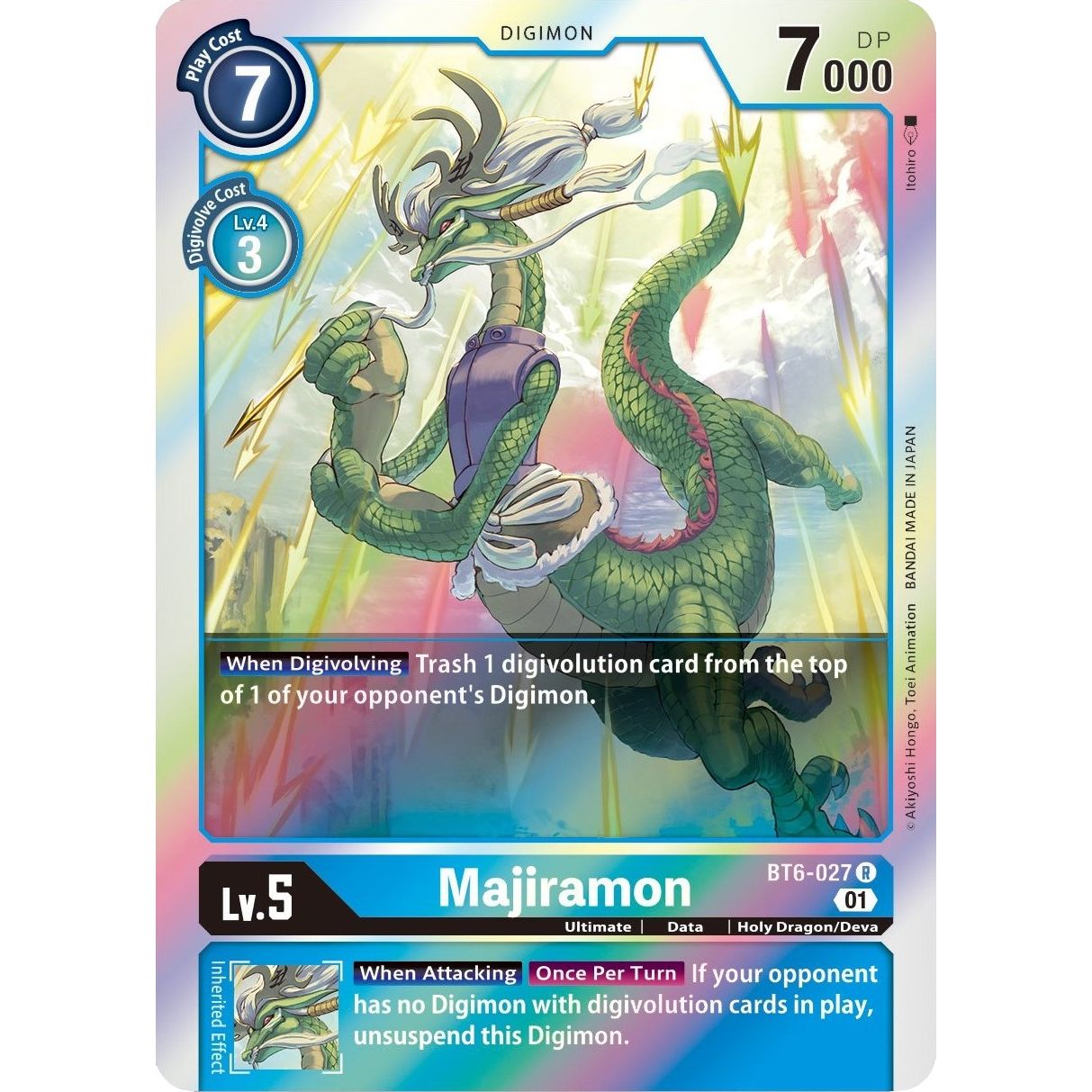Image for Majiramon (BT6-027 R) (BT06) - Digimon Card Game