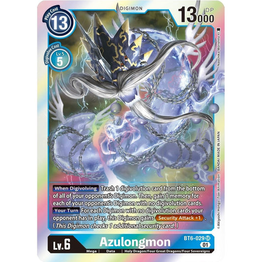 Image for Azulongmon (BT6-029 SR) (BT06) - Digimon Card Game