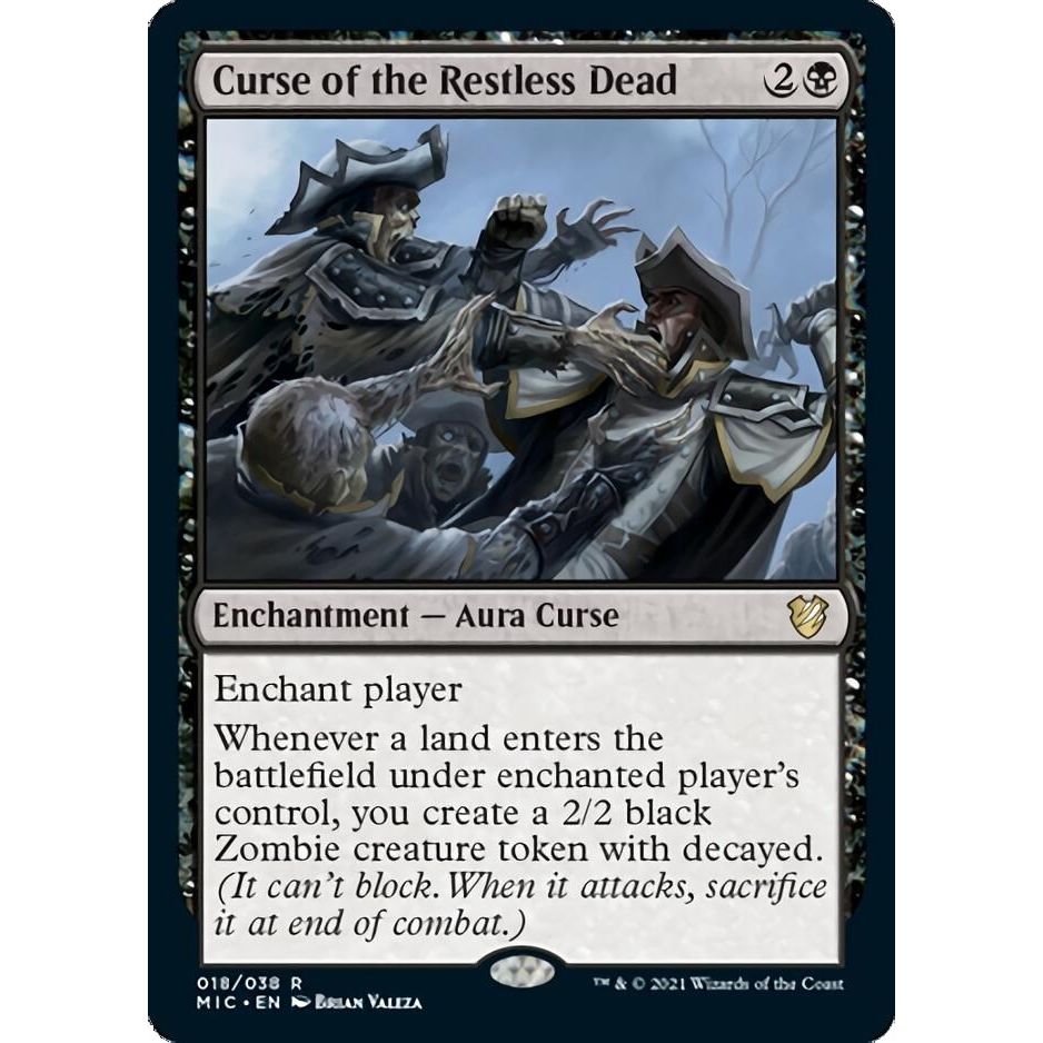 Image for Curse of the Restless Dead (18) (MIC) - Magic: The Gathering