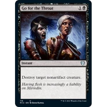 Image for Go for the Throat (119) (MIC) - Magic: The Gathering