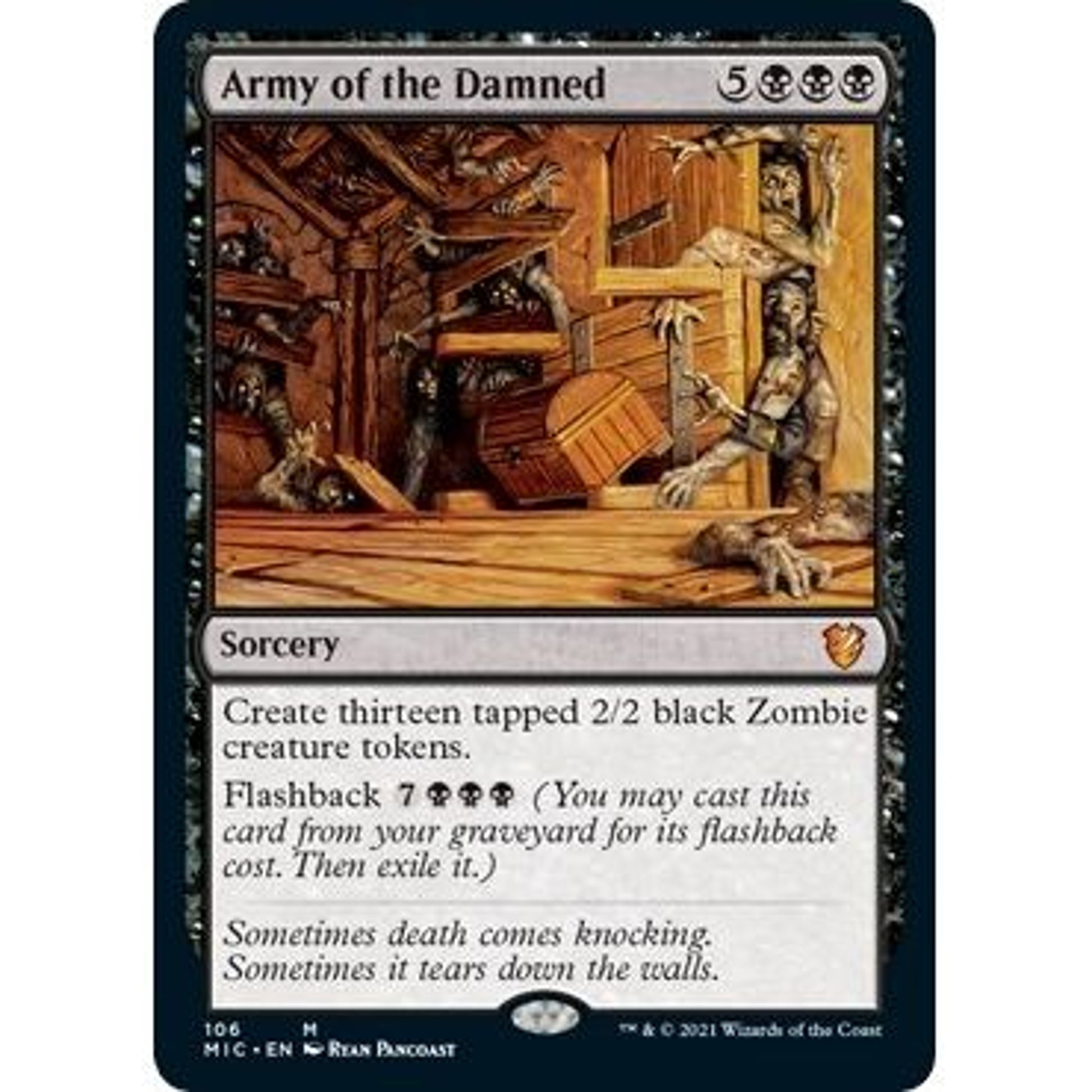 Image for Army of the Damned (106) (MIC) - Magic: The Gathering