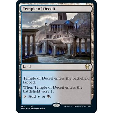 Image for Temple of Deceit (184) (MIC) - Magic: The Gathering