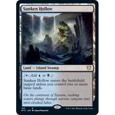 Image for Sunken Hollow (182) (MIC) - Magic: The Gathering