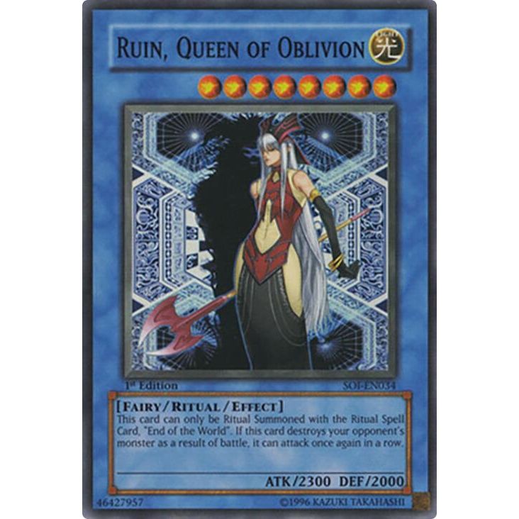 Image for Ruin, Queen of Oblivion (SOI-EN034) (SOI) - YuGiOh