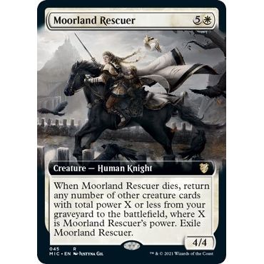 Image for Moorland Rescuer (Extended Art) (45) (MIC) - Magic: The Gathering