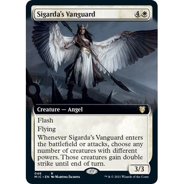 Image for Sigarda's Vanguard (Extended Art) (46) (MIC) - Magic: The Gathering