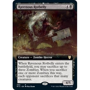 Image for Ravenous Rotbelly (Extended Art) (60) (MIC) - Magic: The Gathering