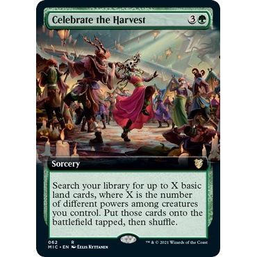Image for Celebrate the Harvest (Extended Art) (62) (MIC) - Magic: The Gathering