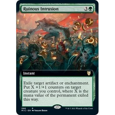 Image for Ruinous Intrusion (Extended Art) (66) (MIC) - Magic: The Gathering
