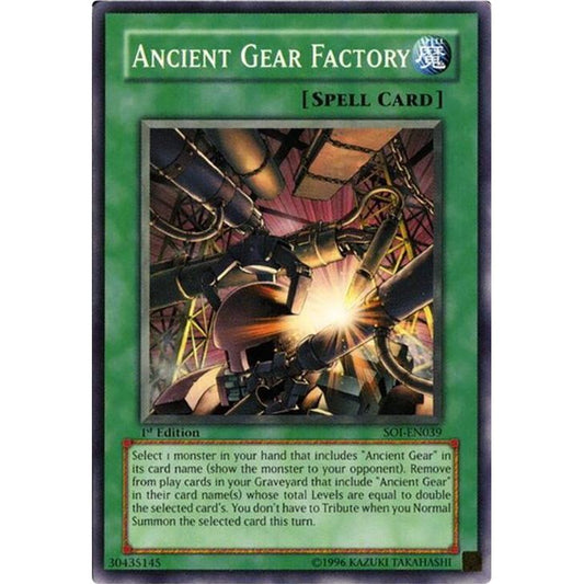 Image for Ancient Gear Factory (SOI-EN039) (SOI) - YuGiOh