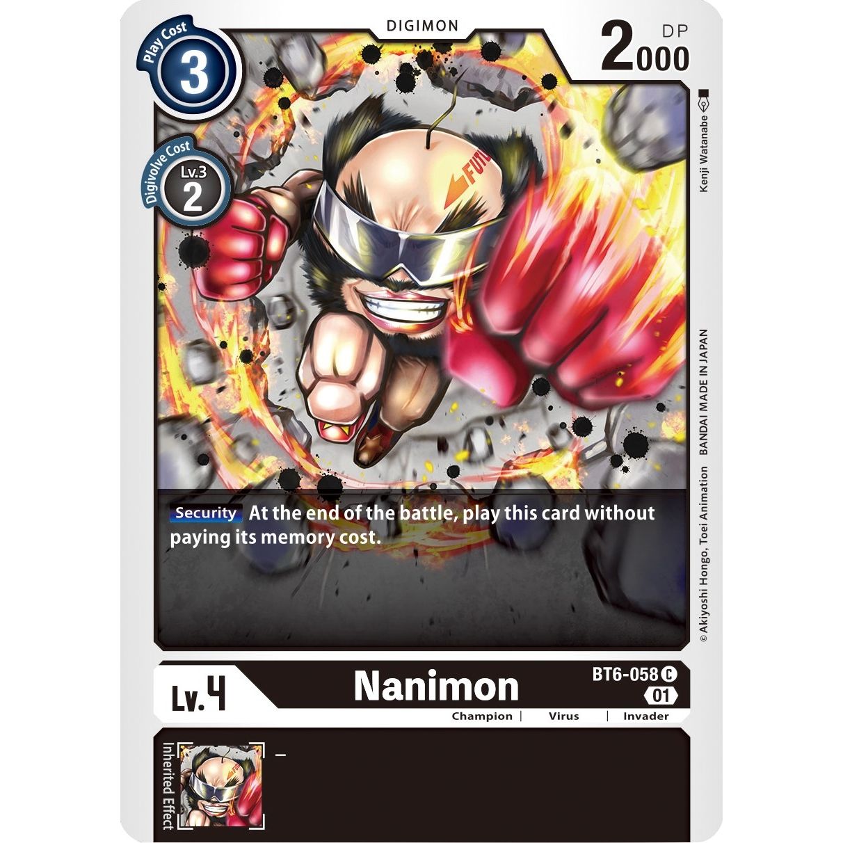 Image for Nanimon (BT6-058 C) (BT06) - Digimon Card Game