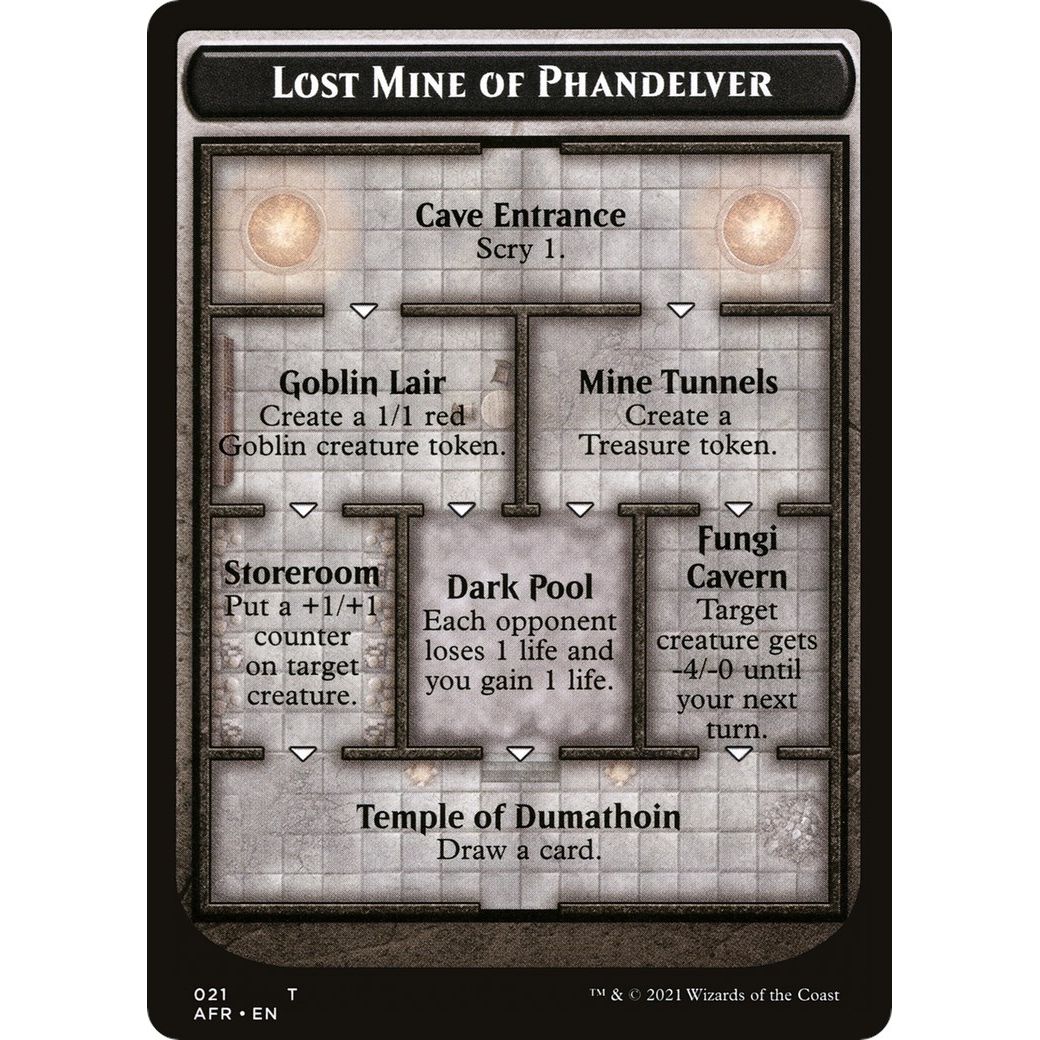 Image for Lost Mine of Phandelver // Goblin Double-Sided Token (21 // 12) (AFR) - Magic: The Gathering