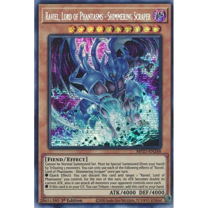 Image for Raviel, Lord of Phantasms - Shimmering Scraper (MP21-EN248) (MP21) - YuGiOh
