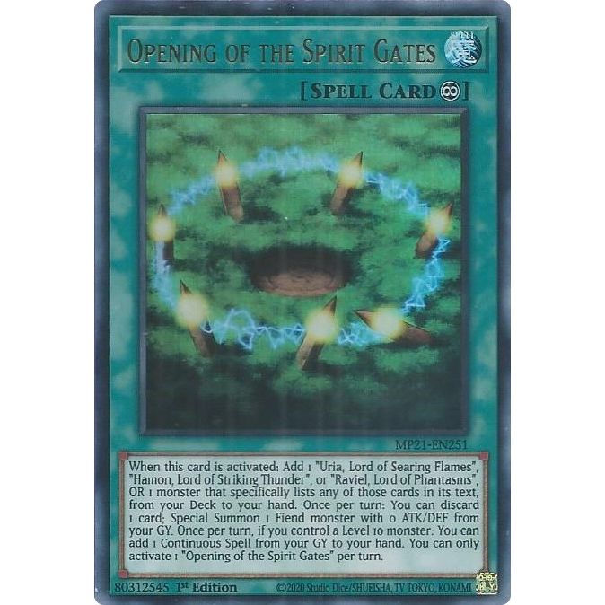 Image for Opening of the Spirit Gates (MP21-EN251) (MP21) - YuGiOh