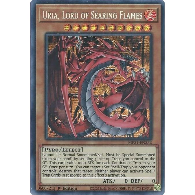Image for Uria, Lord of Searing Flames (MP21-EN252) (MP21) - YuGiOh