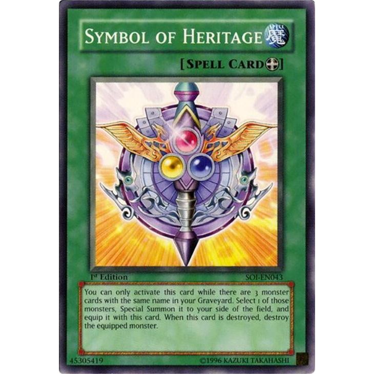 Image for Symbol of Heritage (SOI-EN043) (SOI) - YuGiOh