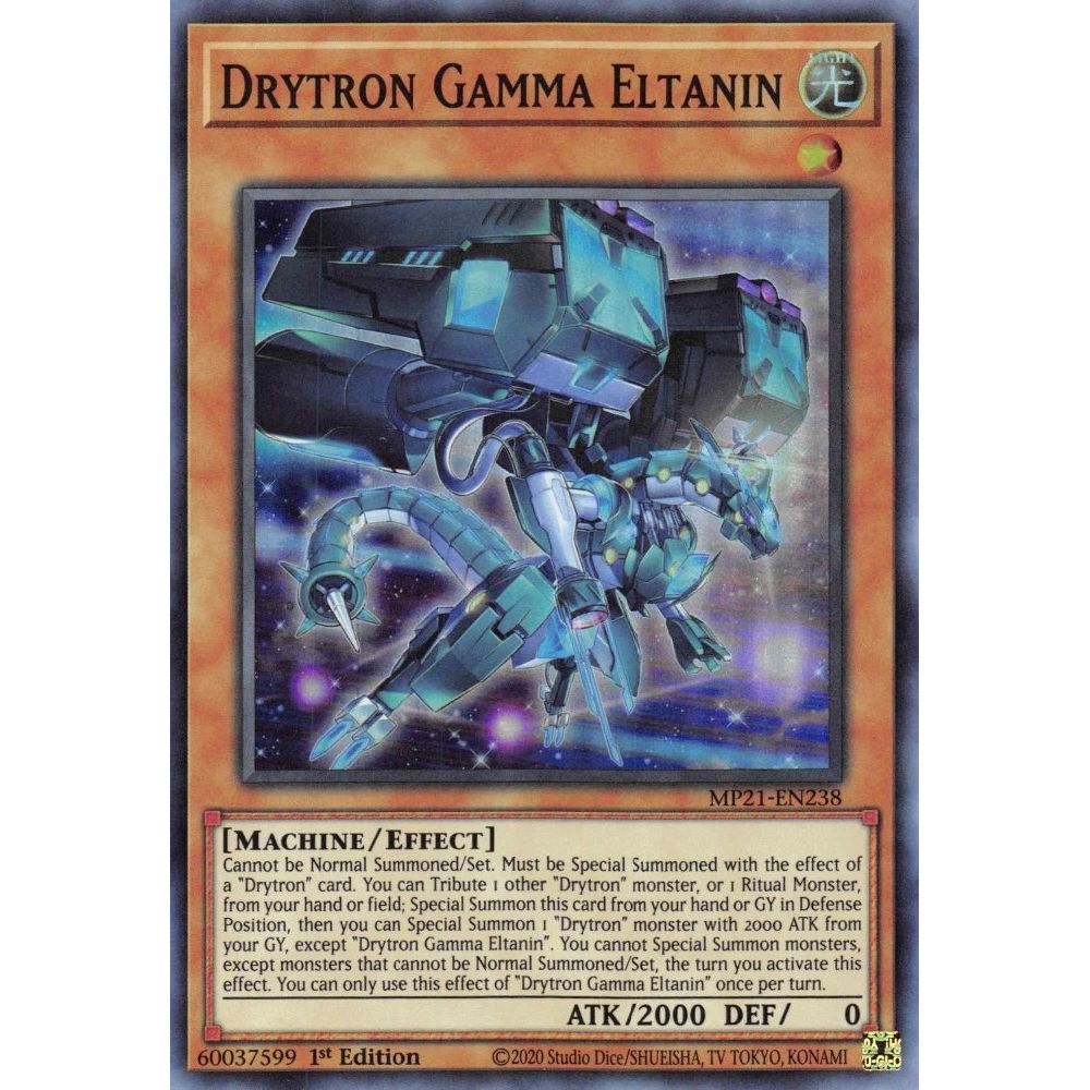 Image for Drytron Gamma Eltanin (MP21-EN238) (MP21) - YuGiOh