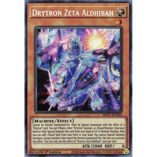 Image for Drytron Zeta Aldhibah (MP21-EN240) (MP21) - YuGiOh