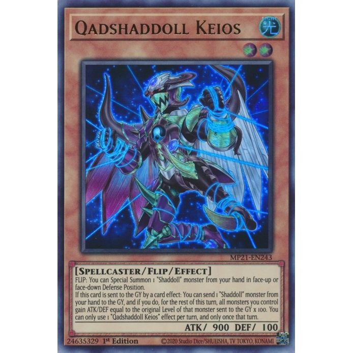 Image for Qadshaddoll Keios (MP21-EN243) (MP21) - YuGiOh