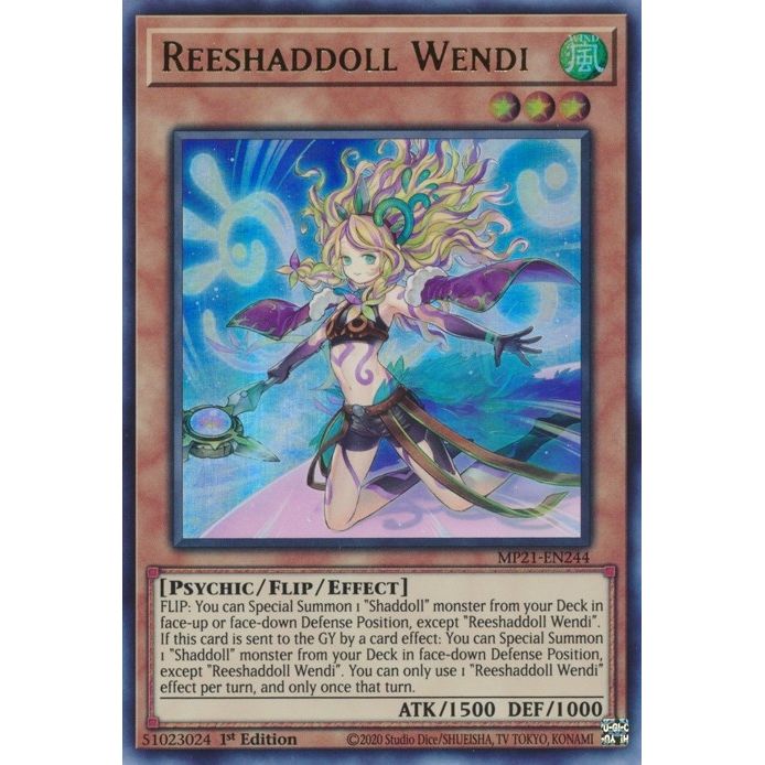 Image for Reeshaddoll Wendi (MP21-EN244) (MP21) - YuGiOh