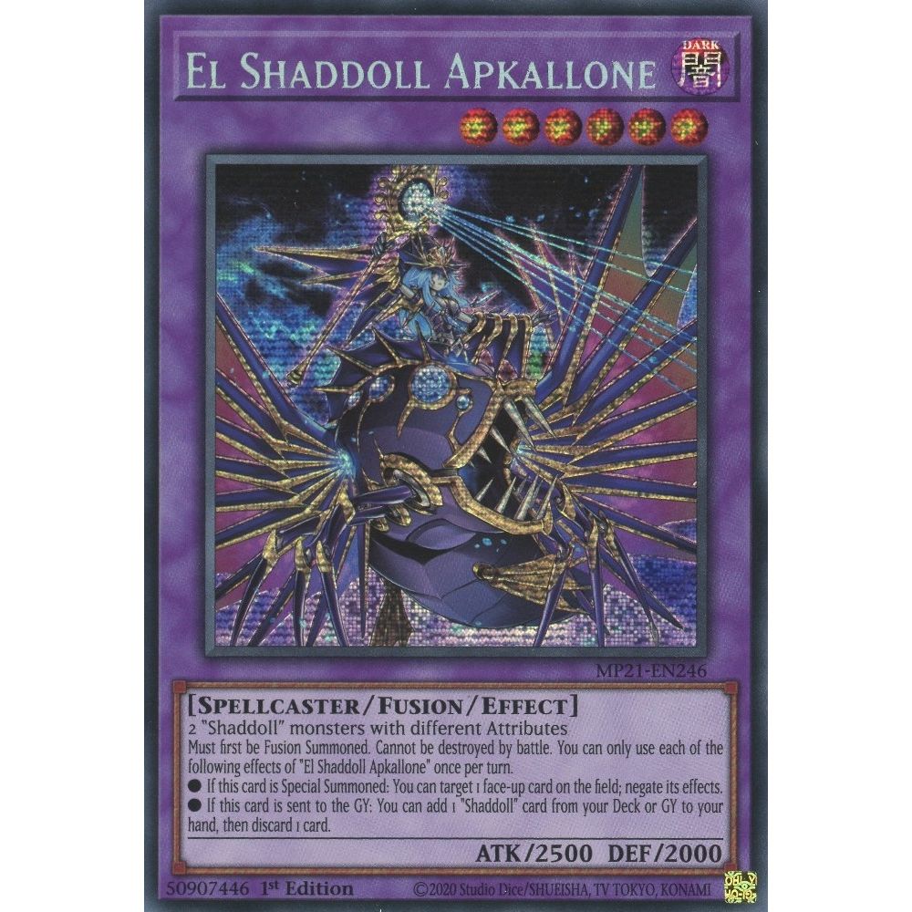 Image for El Shaddoll Apkallone (MP21-EN246) (MP21) - YuGiOh