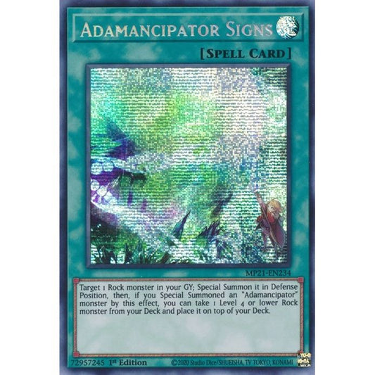 Image for Adamancipator Signs (MP21-EN234) (MP21) - YuGiOh