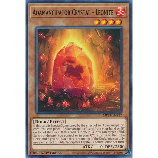 Image for Adamancipator Crystal - Leonite (MP21-EN227) (MP21) - YuGiOh