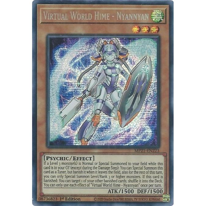 Image for Virtual World Hime - Nyannyan (MP21-EN223) (MP21) - YuGiOh