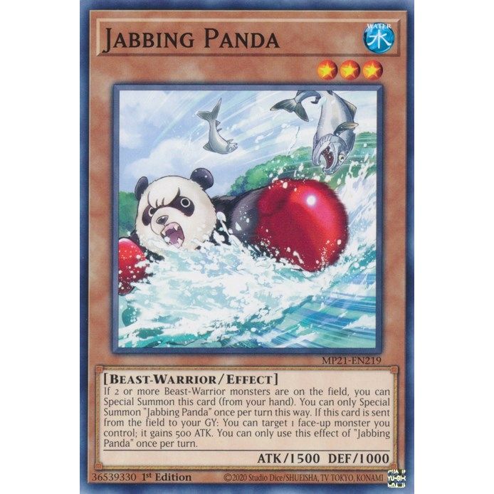 Image for Jabbing Panda (MP21-EN219) (MP21) - YuGiOh