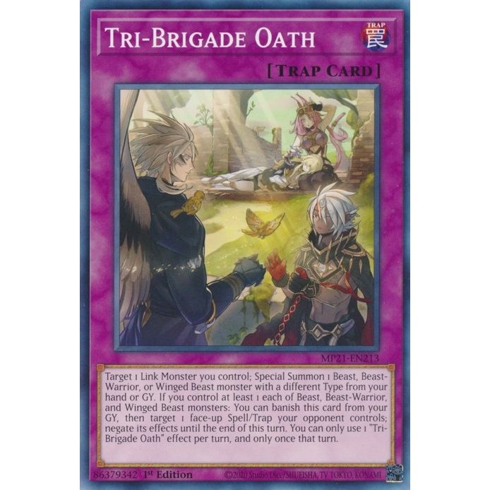 Image for Tri-Brigade Oath (MP21-EN213) (MP21) - YuGiOh