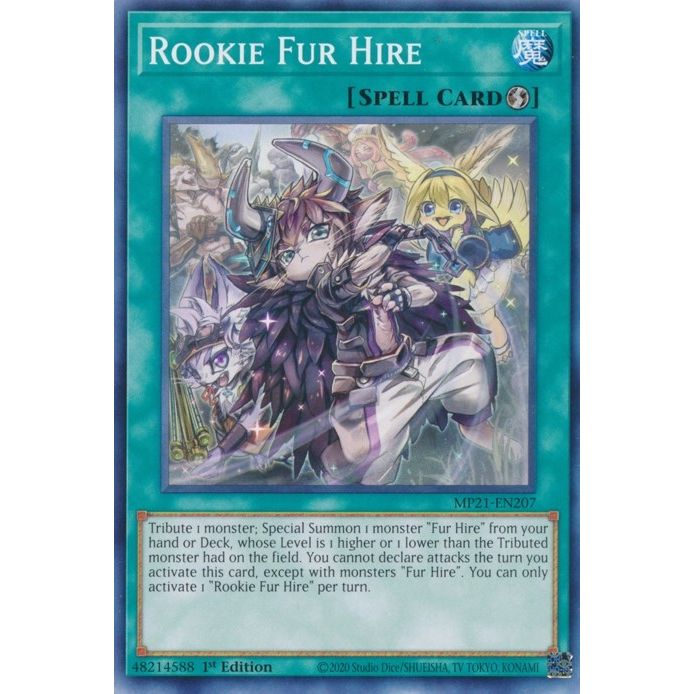 Image for Rookie Fur Hire (MP21-EN207) (MP21) - YuGiOh