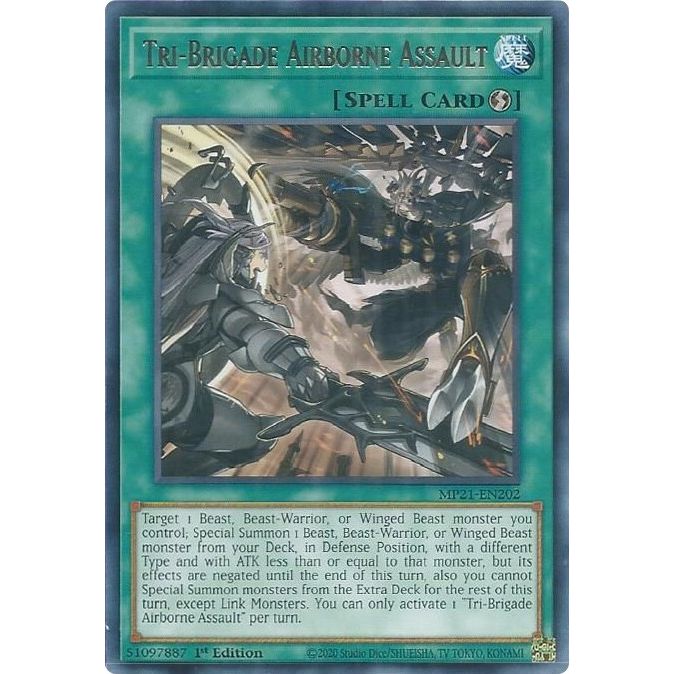 Image for Tri-Brigade Airborne Assault (MP21-EN202) (MP21) - YuGiOh