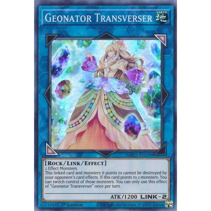 Image for Geonator Transverser (MP21-EN199) (MP21) - YuGiOh