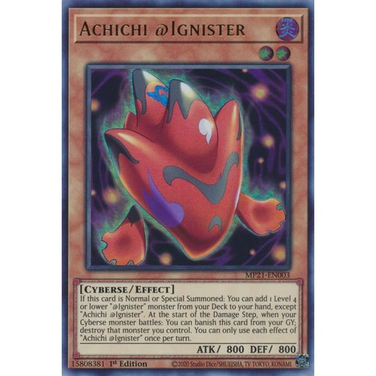Image for Achichi @Ignister (MP21-EN003) (MP21) - YuGiOh