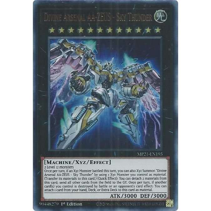 Image for Divine Arsenal AA-ZEUS - Sky Thunder (MP21-EN195) (MP21) - YuGiOh