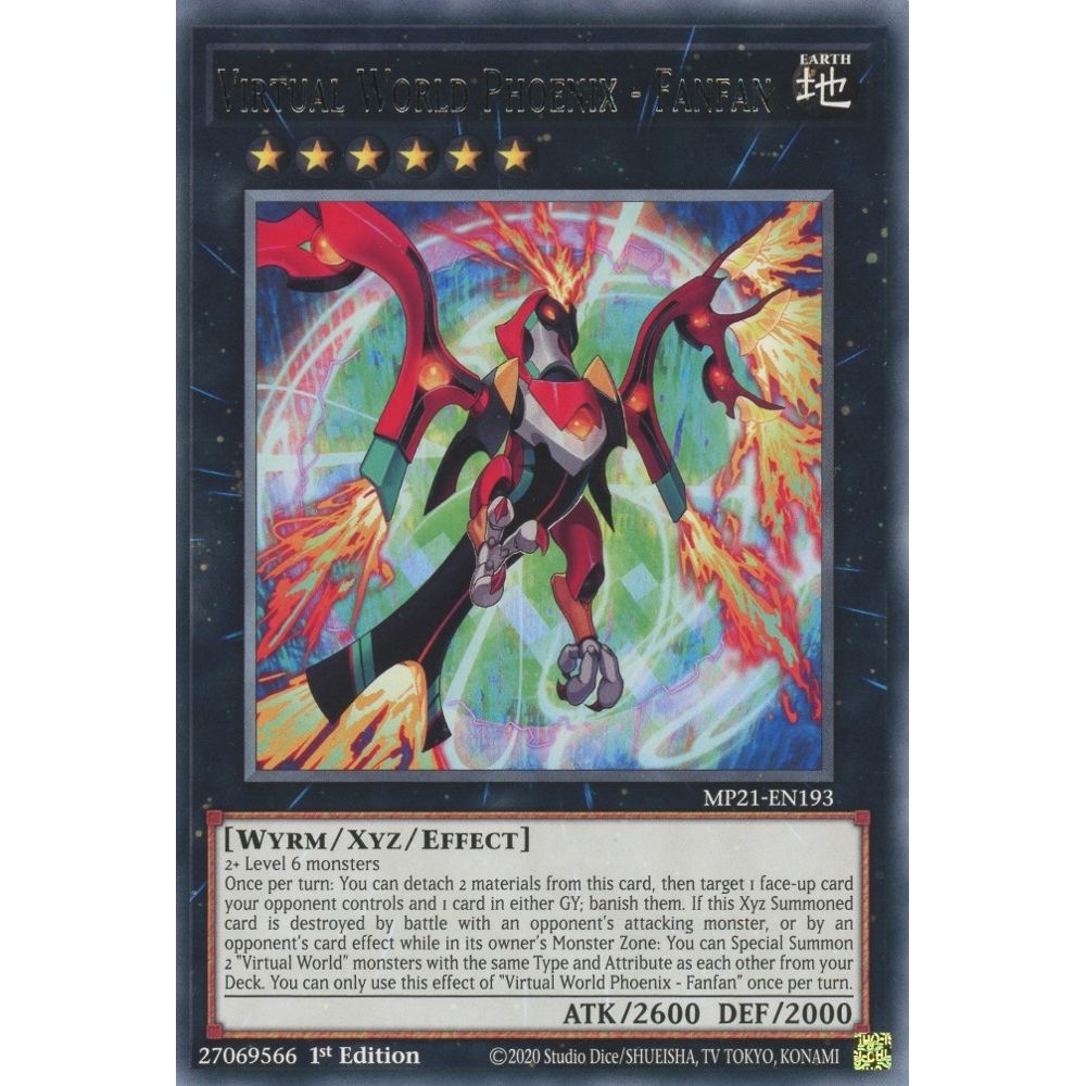 Image for Virtual World Phoenix - Fanfan (MP21-EN193) (MP21) - YuGiOh